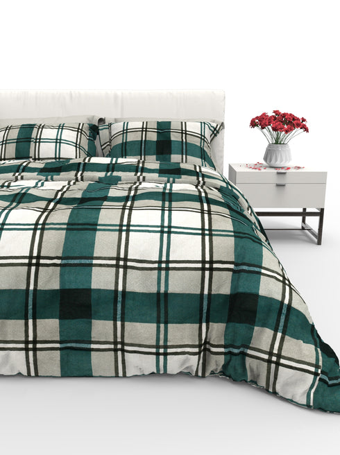 Carmel King 100% Cotton Satin King Size Bedsheet with 2 Pillow Covers - Extra Soft - 220 TC Satin Weave - 4